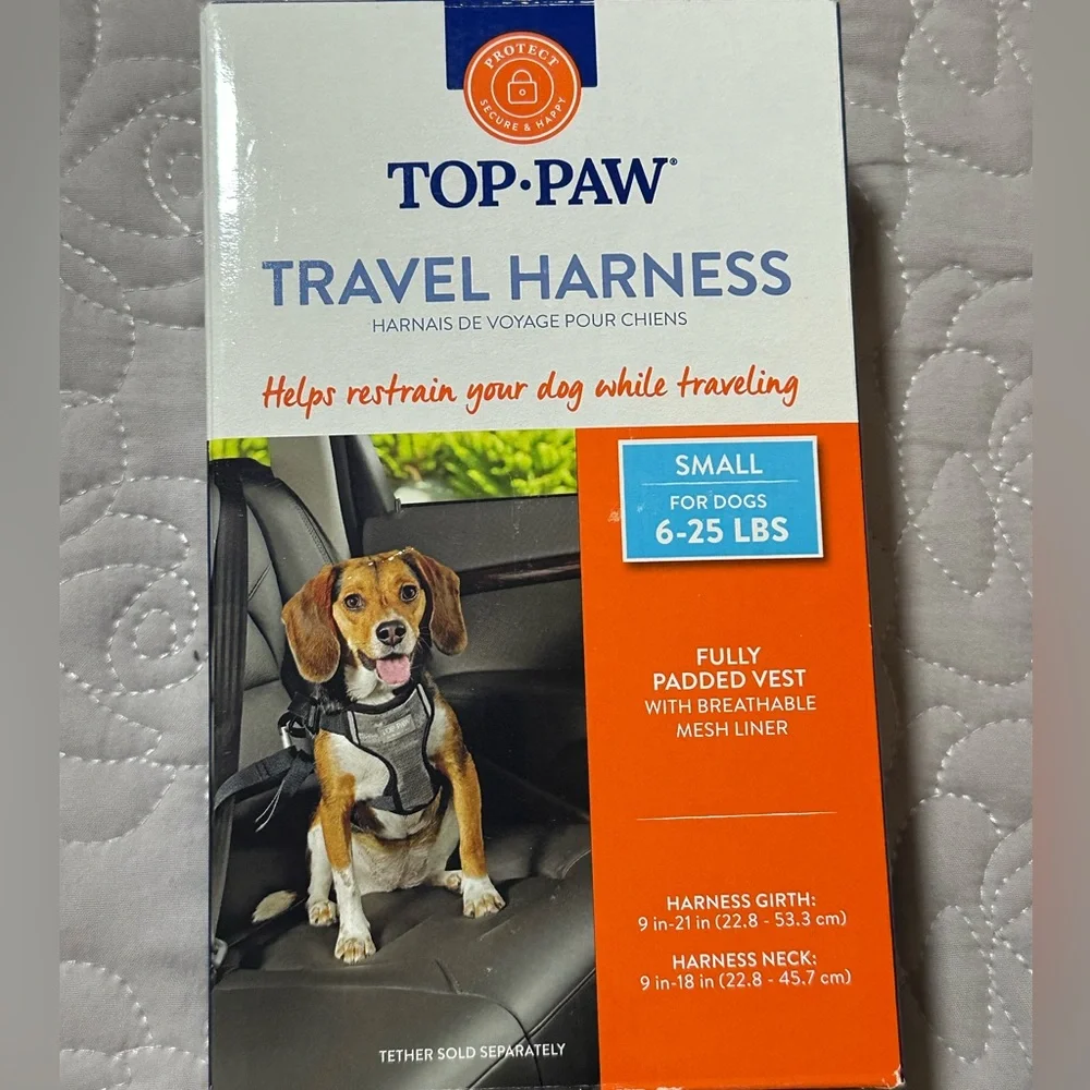 Top Paw Black and Gray Dog Harness